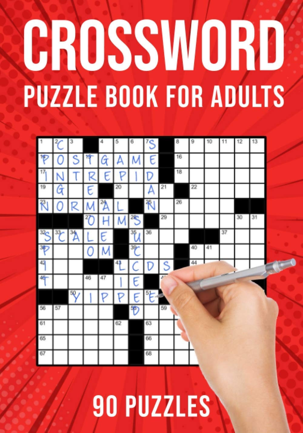 Crossword Puzzle Books For Adults Cross Words Activity Puzzlebook 90 Puzzles US Version Publishing Puzzle King 9798688629163 Amazon Books