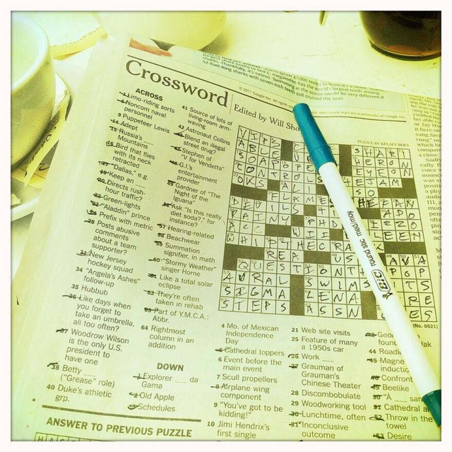 Crossword Puzzle Scandal Involves Two Word City Beginning With Letters K And C KCUR Kansas City News And NPR