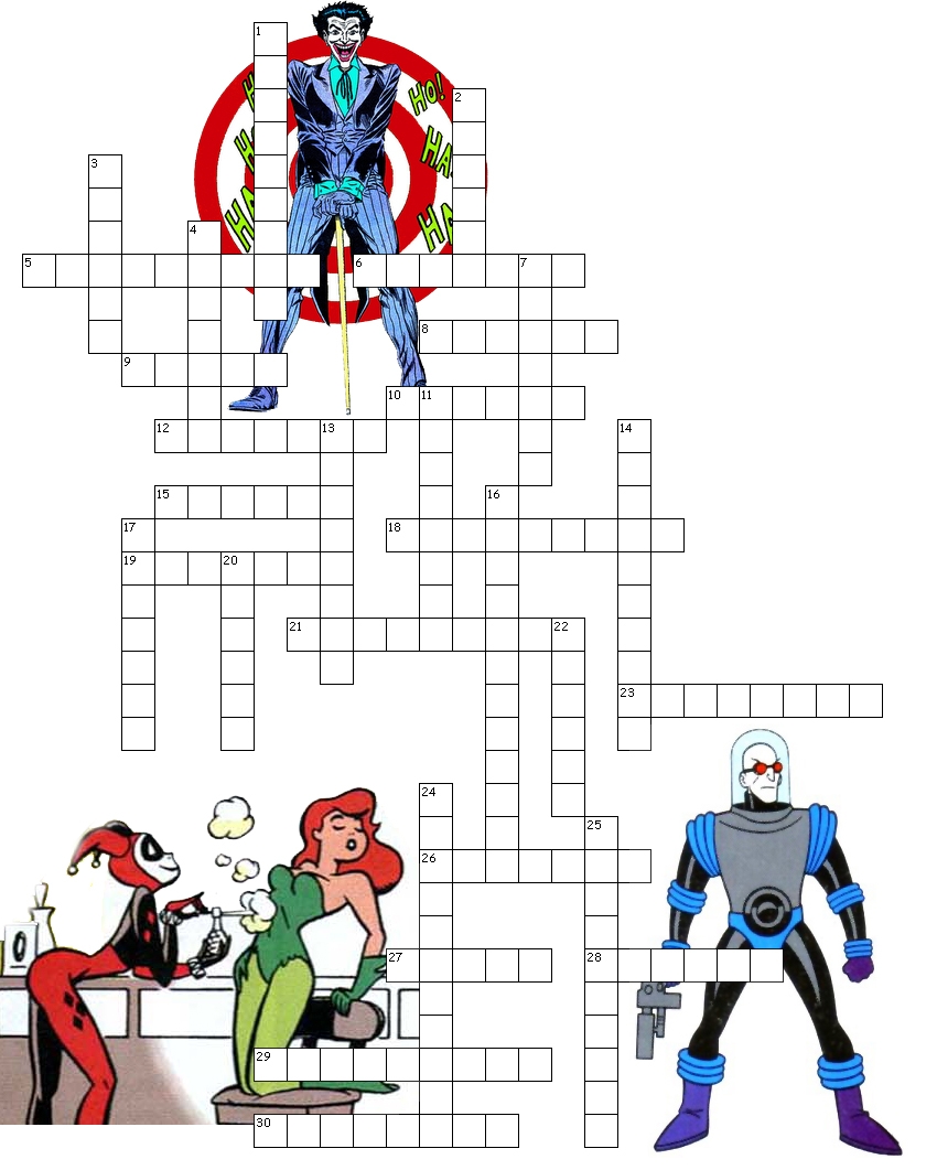 Crossword Puzzle Wayne Xiao Long 
