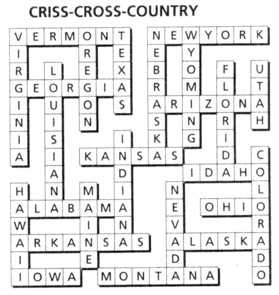 Games & Puzzles Magazine Crossword