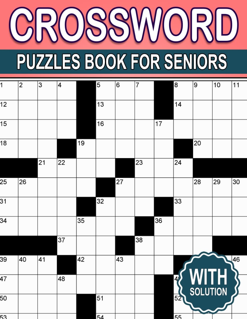 Crossword Puzzles Book For Seniors With Solution Boost Your Brainpower And Have Fun With An Entertaining Puzzle Collection C Paredes Ashley 9798868238260 Amazon Books