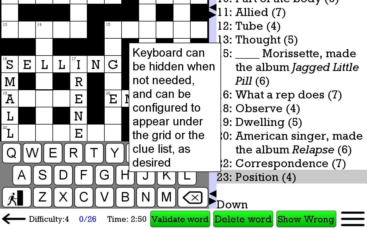Crossword Unlimited App On Amazon Appstore