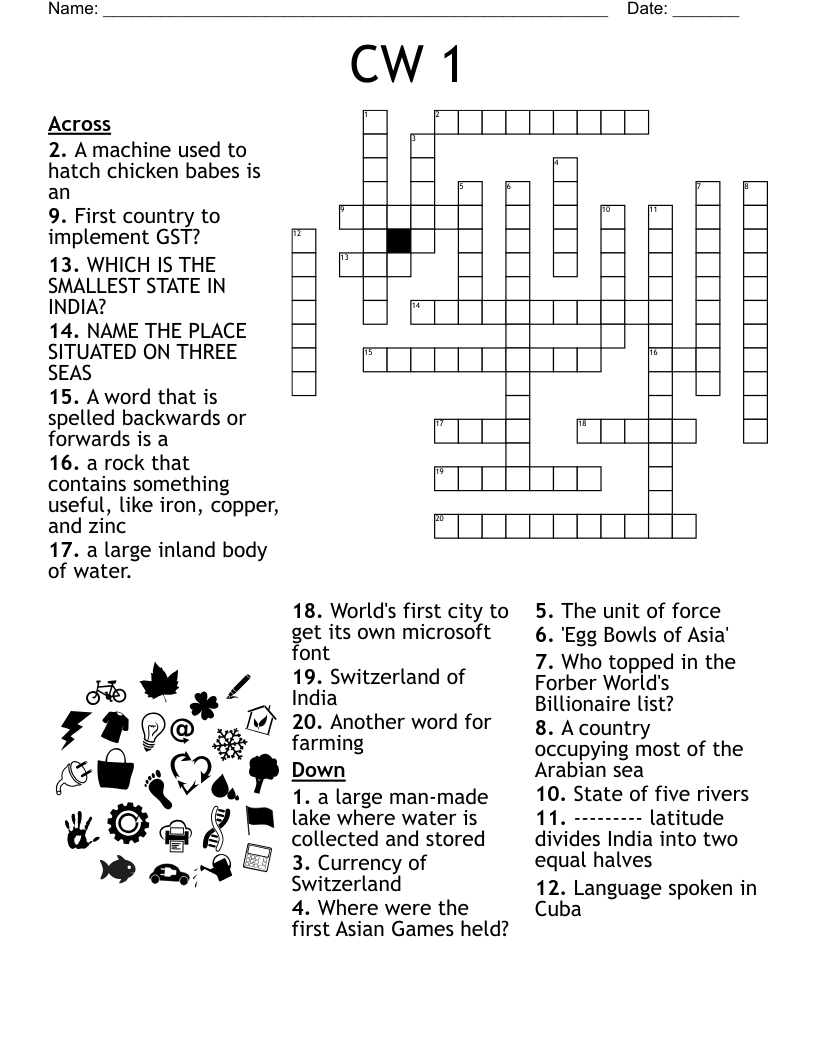 Country Is It In India Crossword Puzzles