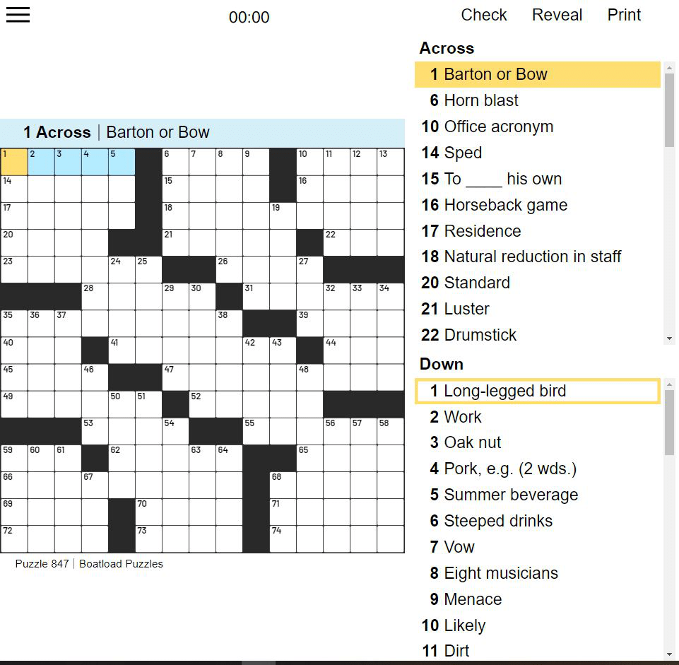 Best French Online Crossword Puzzles