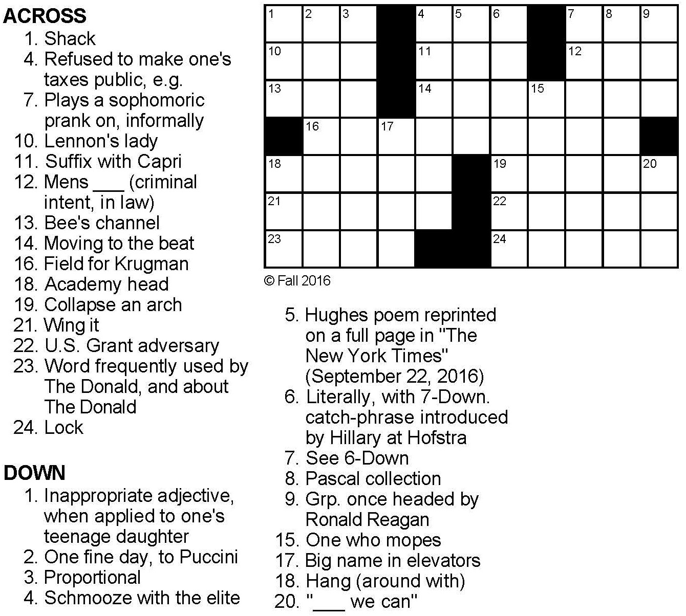 Debate And Switch Crossword Puzzle
