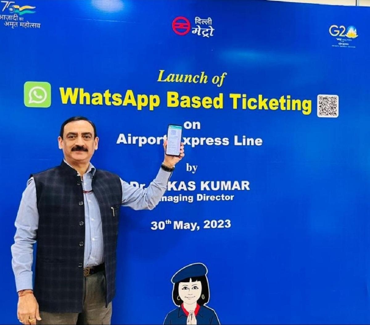 Delhi Metro Launches WhatsApp Chatbot For Booking QR Tickets On All Routes India News Business Standard