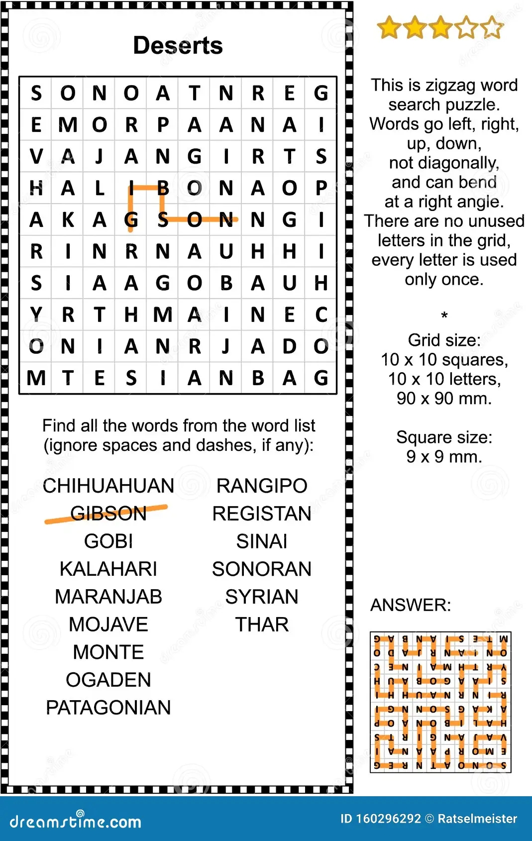 Images Of Crossword Puzzles With Word Bank