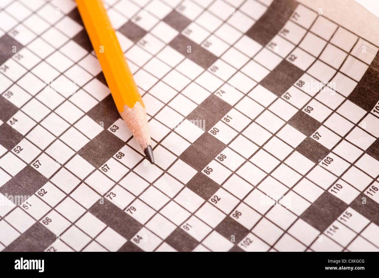 Difficult Crossword Hi res Stock Photography And Images Alamy