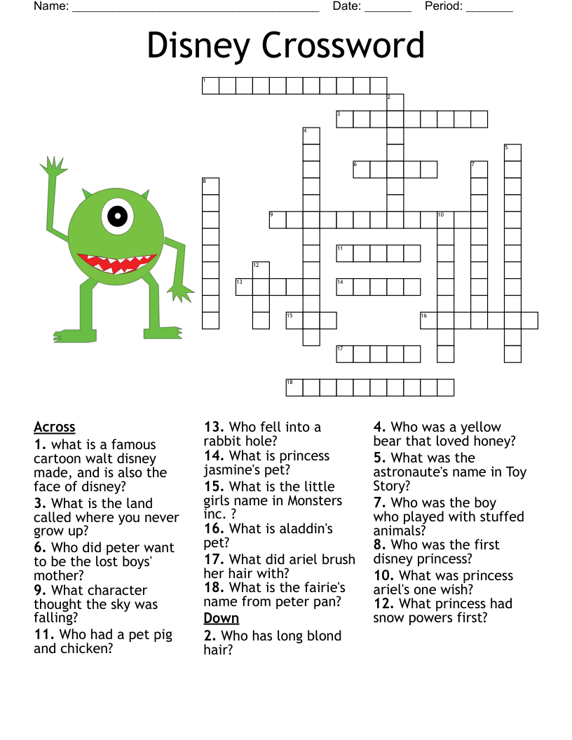 Adult Crossword Puzzles Free Online