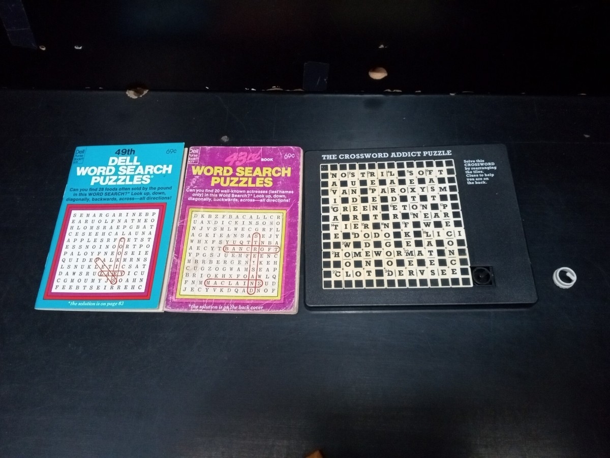 Dodo Vintage The Crossword Addict Puzzle Plastic Travel Toy Mind Bender EBay