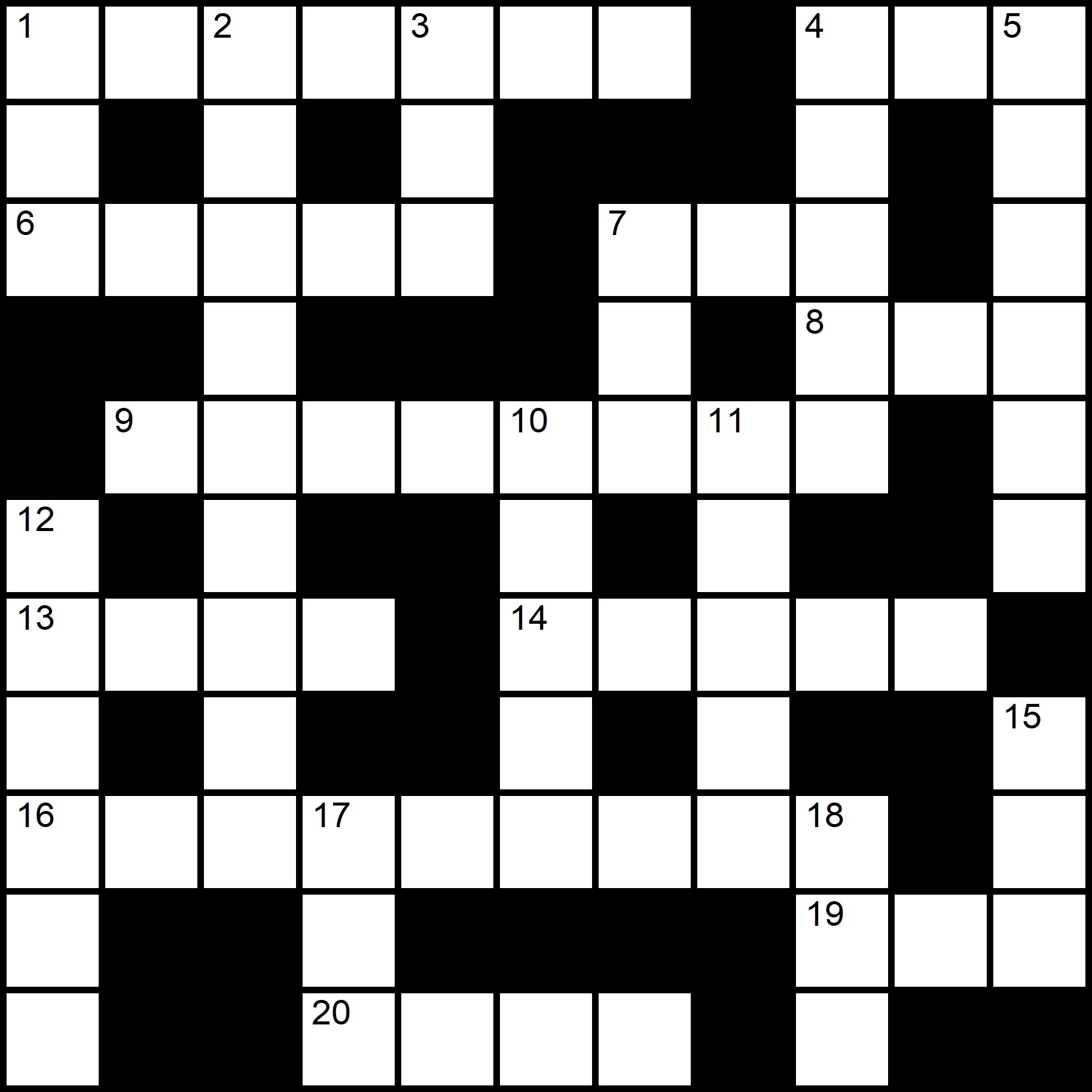Crossword Puzzles Printables