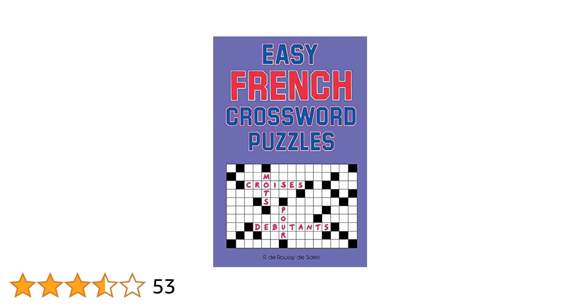 Easy French Crossword Puzzles Language French English And French Edition Sales R 9780844213309 Amazon Books