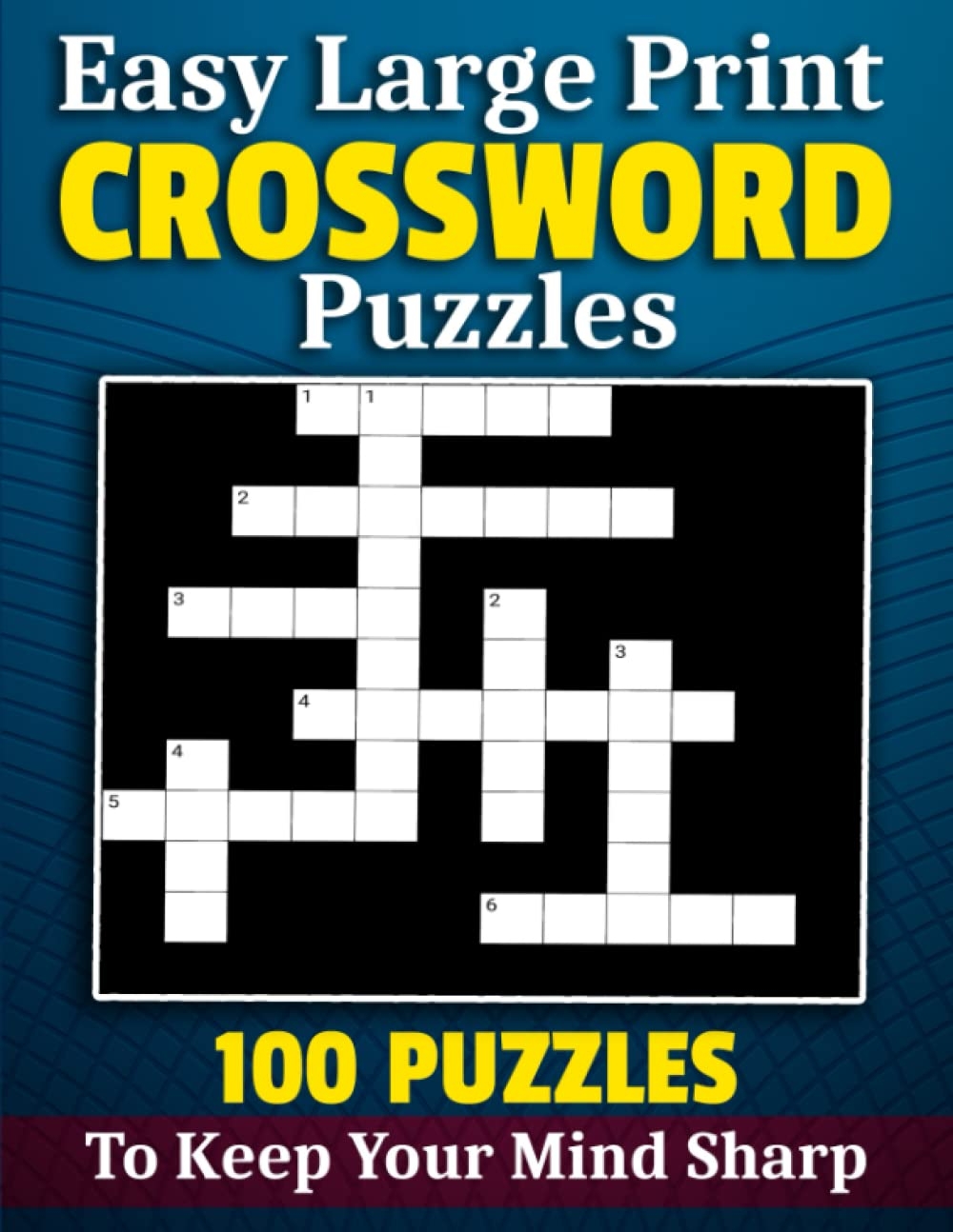 Easy Large Print Crossword Puzzle 100 Puzzles To Keep Your Brain Sharp Jones Robin 9798431127229 Amazon Books
