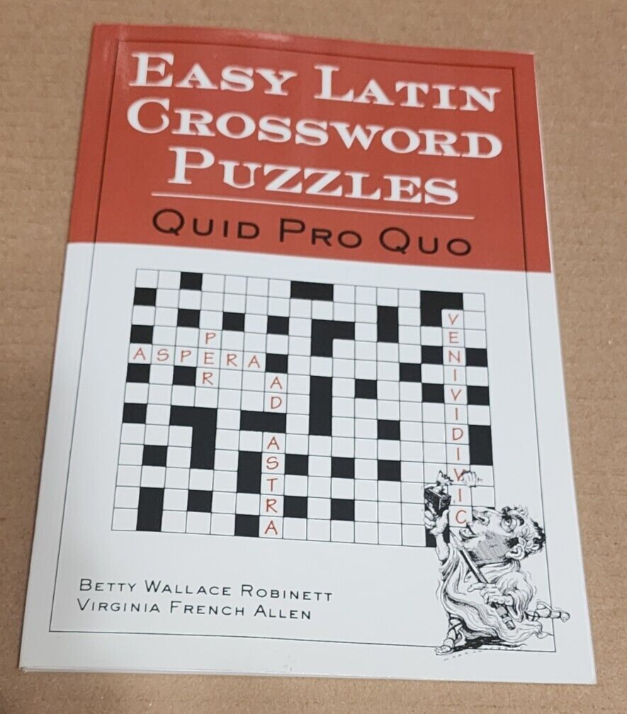 Easy Latin Crossword Puzzles Quid Pro Quo 50 Crosswords To Practice Learn 9780844284460 EBay