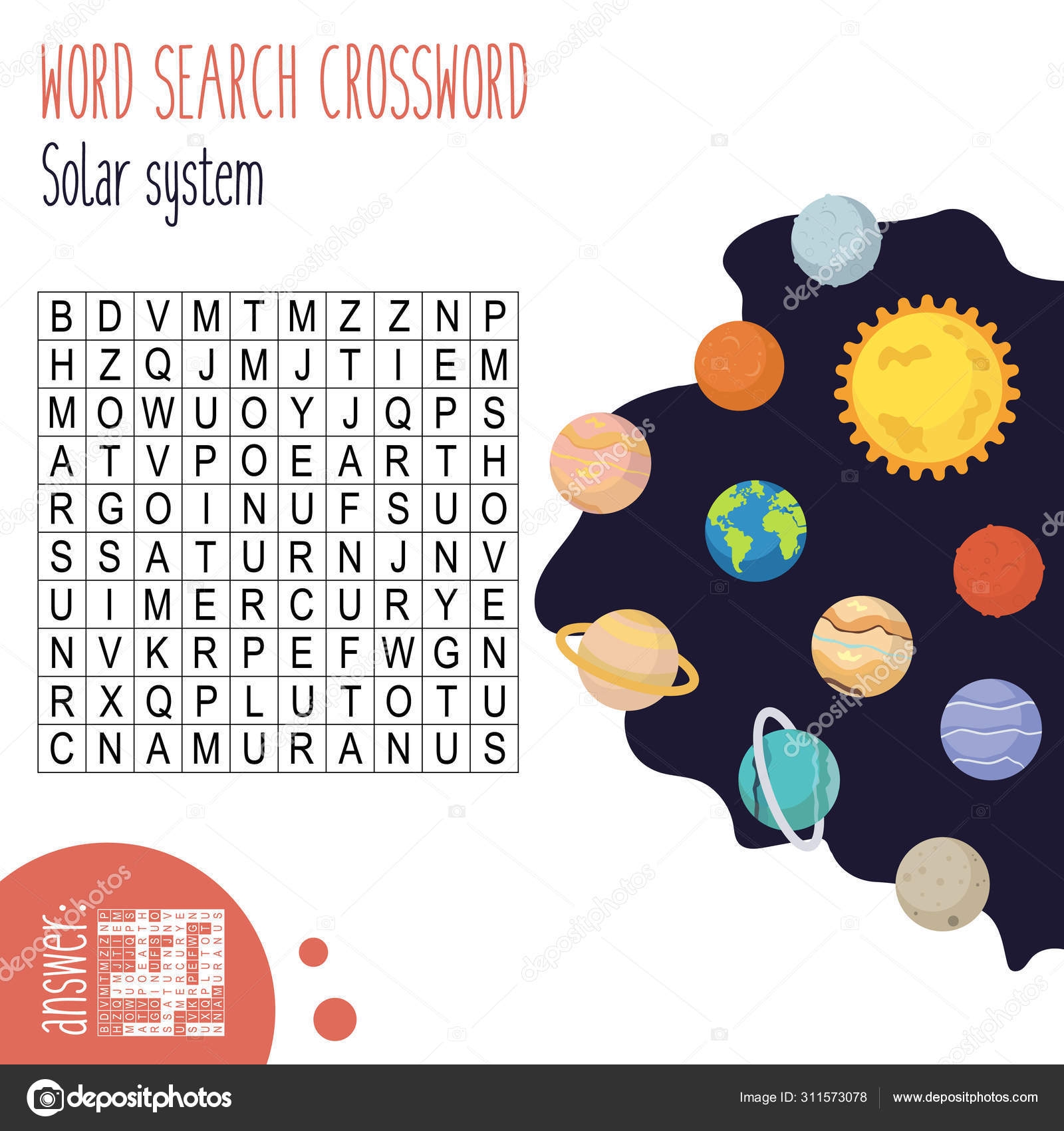 Crossword Puzzles For Elementary Kids