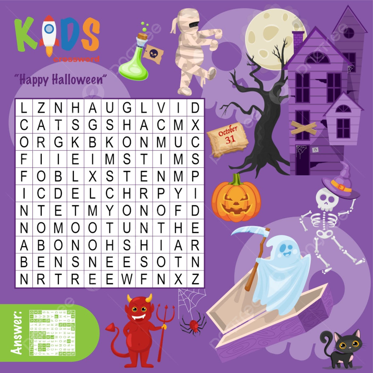 Crossword Puzzles Template Printable