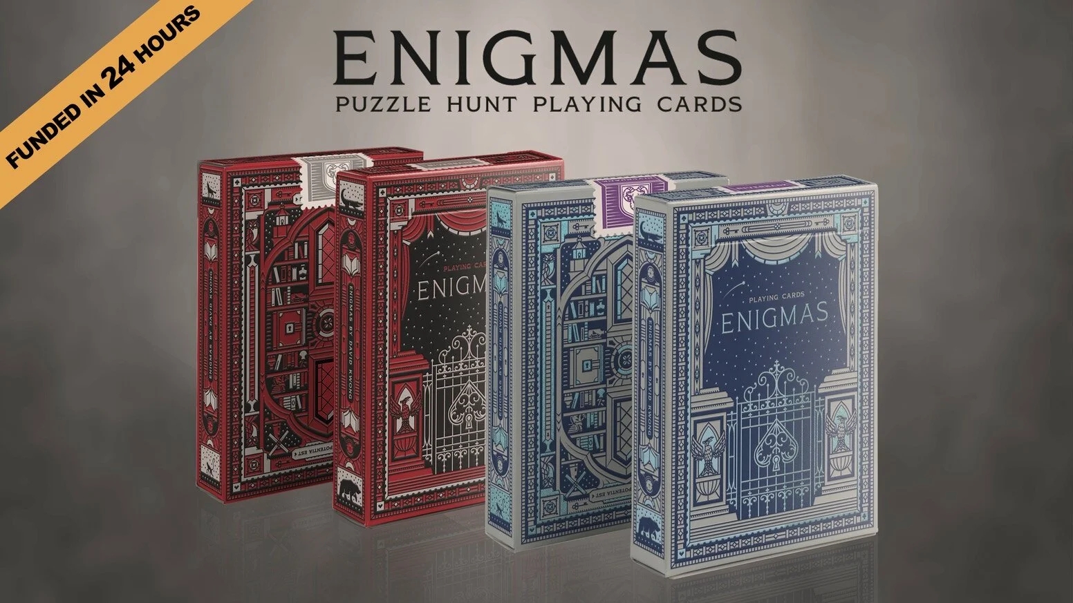 Enigmas Puzzle Hunt Playing Cards DAVID KWONG