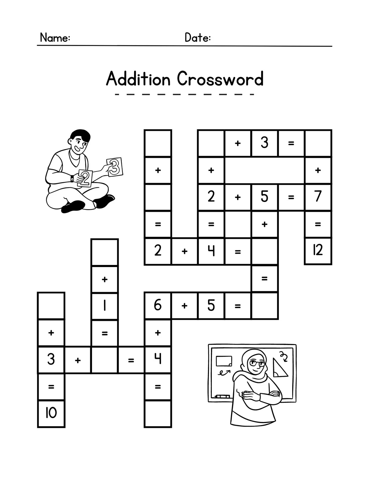 Crossword Puzzles Template Free Online