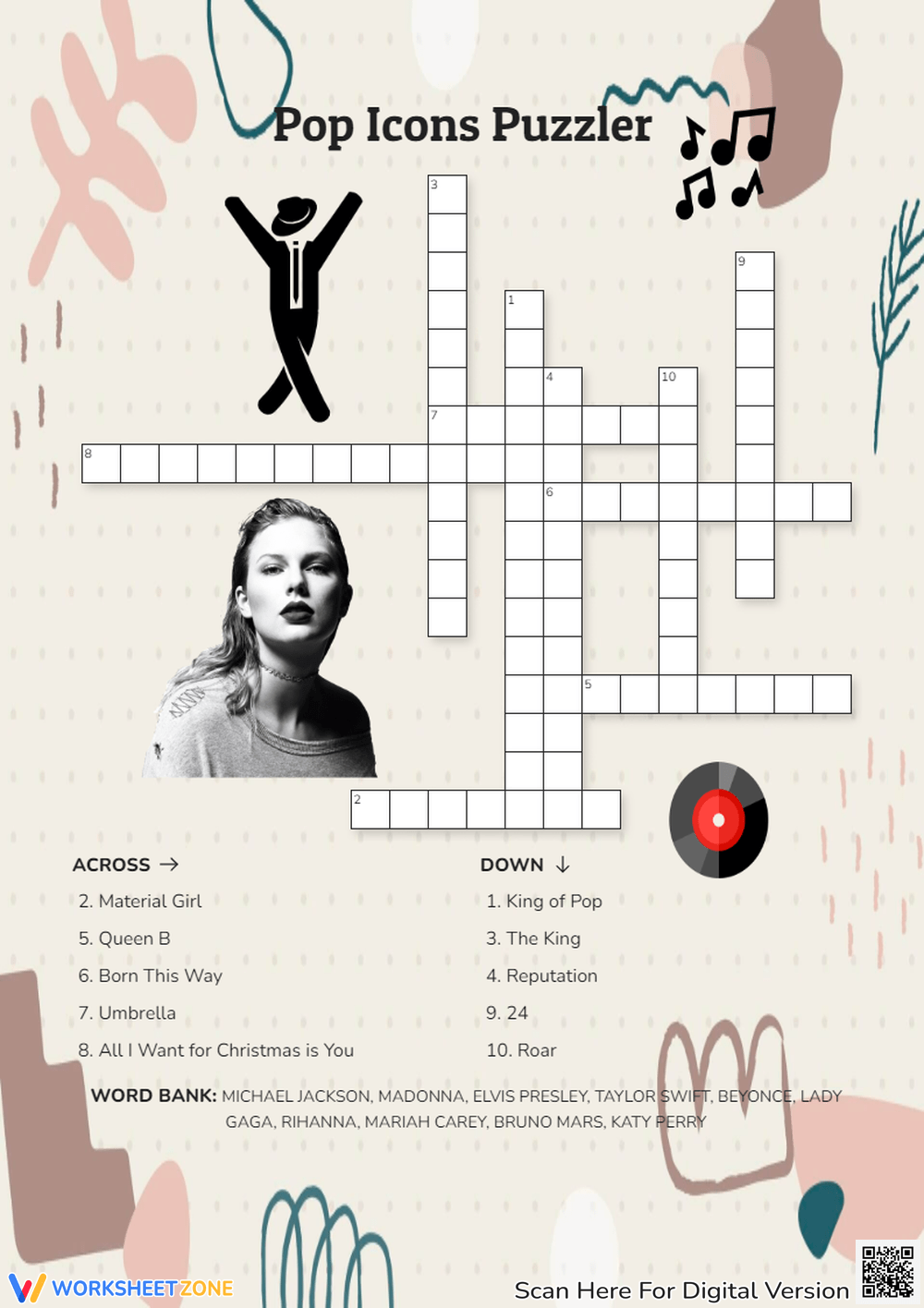 Free Online Crossword Puzzles From Vox Vox Worksheets Library