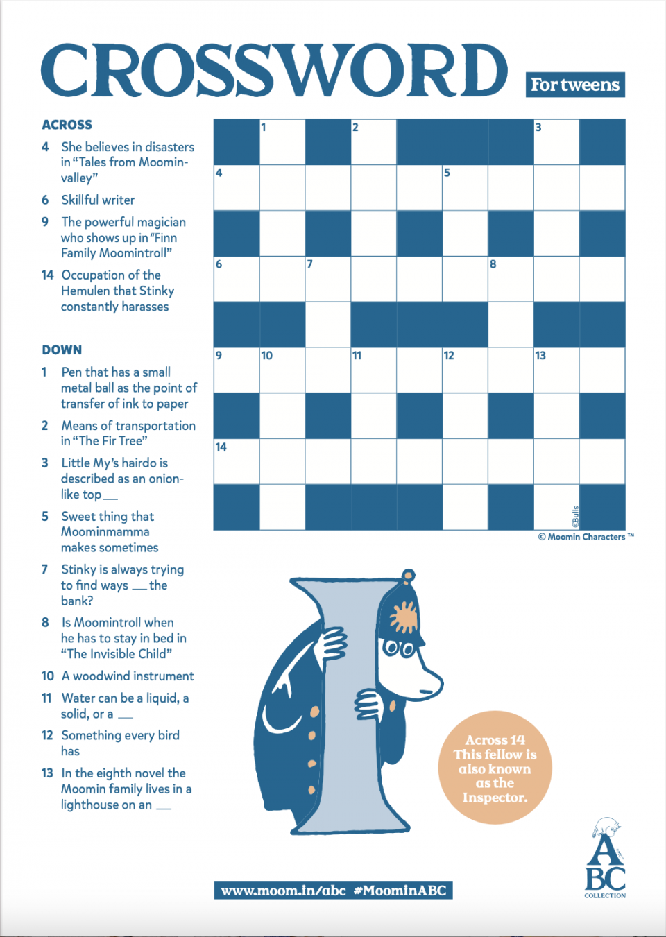 Free Printable MoominABC Activity Pages For Moomin Fans Of Any Age