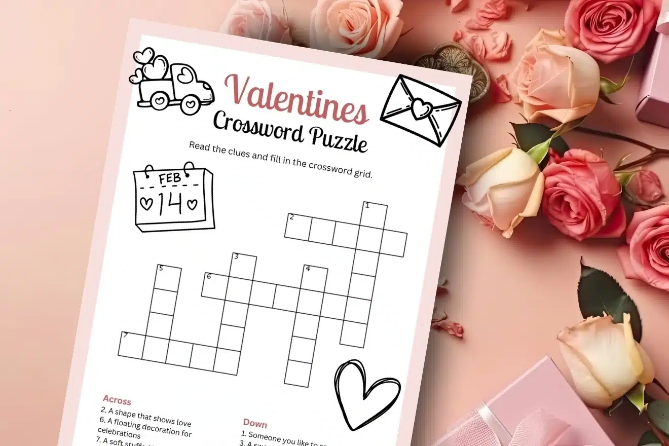 Valentines Crossword Puzzles
