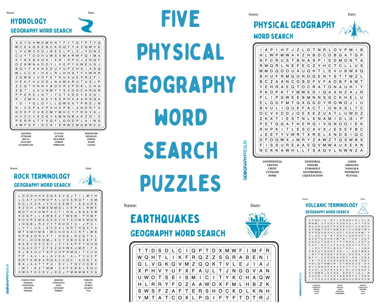 Geography Printables Geography Realm