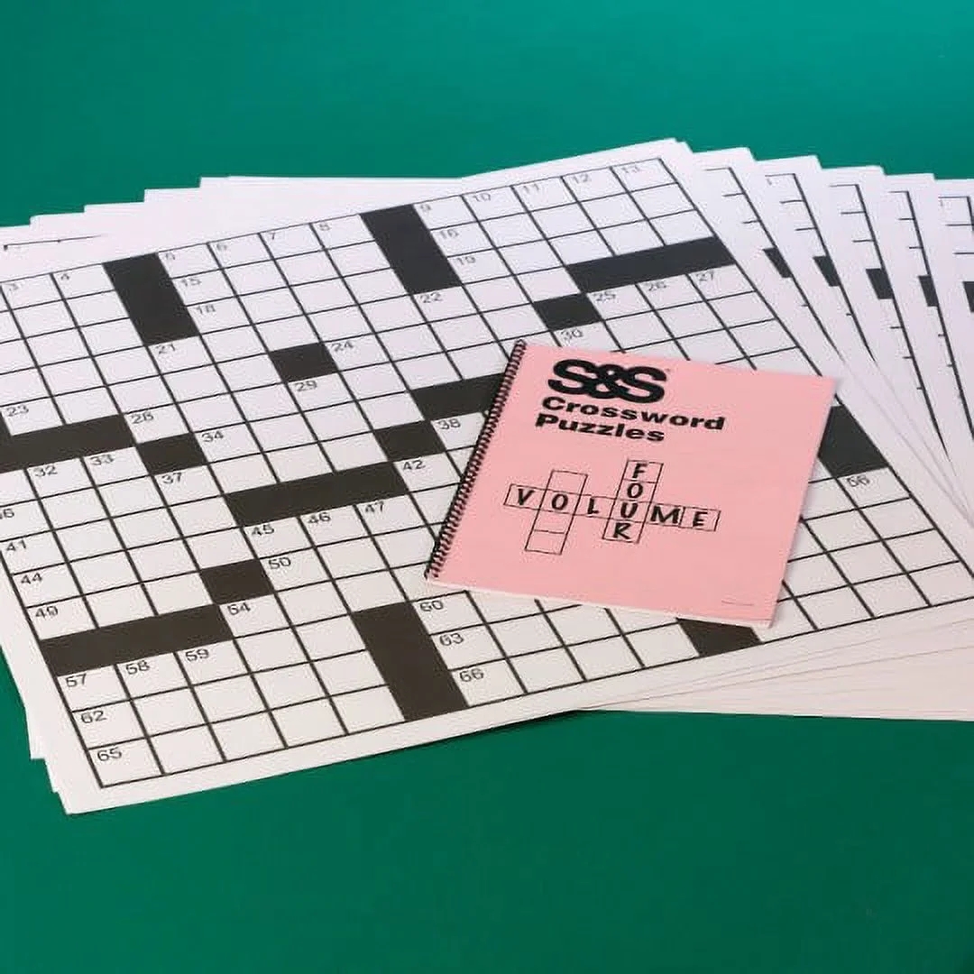 Giant Crossword Puzzles Set 4 Pk30 Walmart