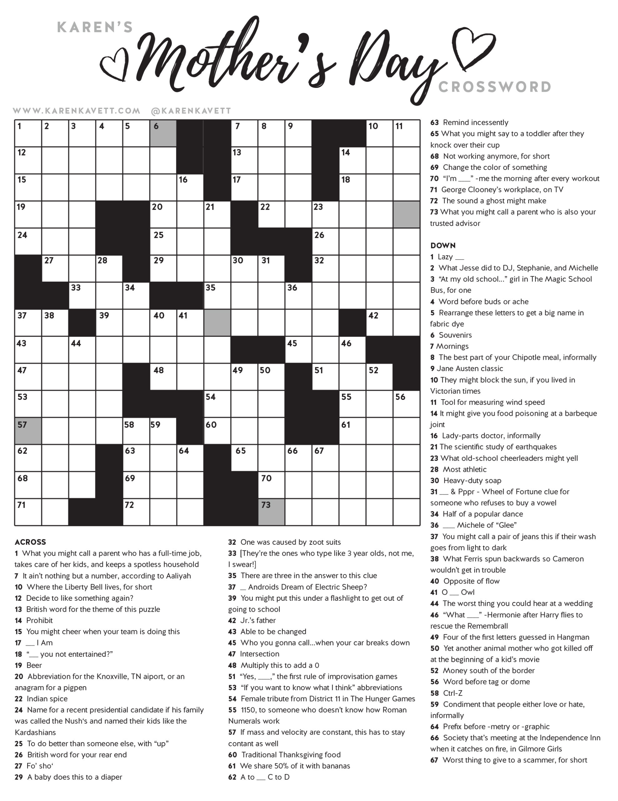 Crossword Puzzles For Adults Free