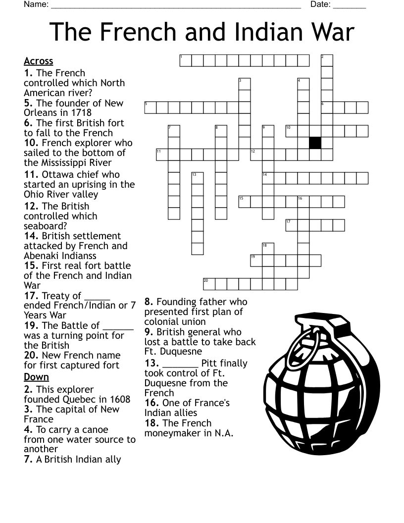 History Crossword Puzzles Online