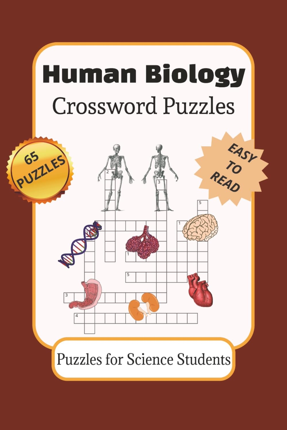 Human Biology Crossword Puzzles Crossword Puzzles With Easy To Read Print About Anatomy Physiology Organ Systems Genetics Histology And More For Students Adults Interested In Biology Madden Aria 9798286095759 Amazon Books