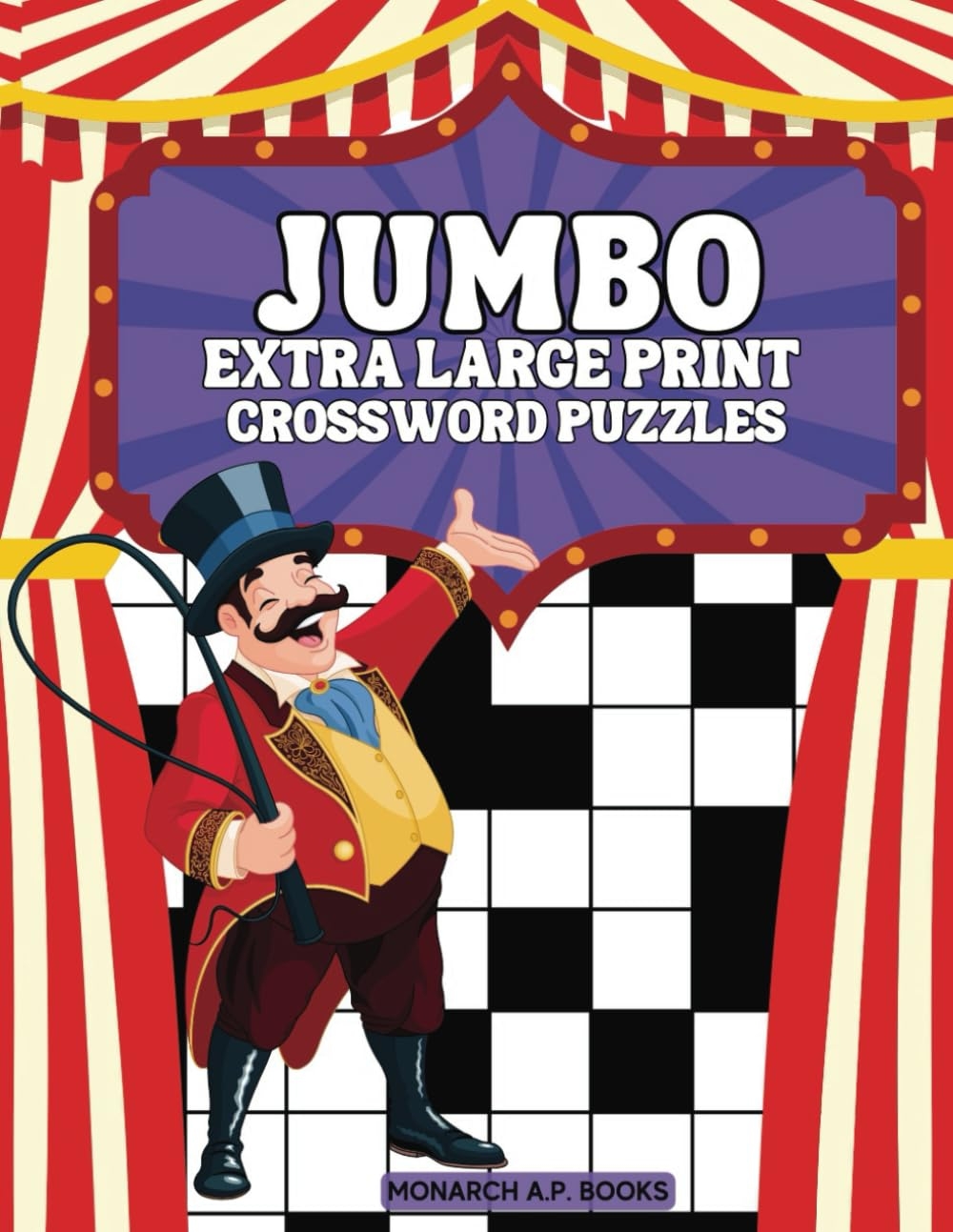 JUMBO EXTRA LARGE PRINT CROSSWORD PUZZLE BOOK Extra Large Print Crossword Puzzle Book For Those With Visual Impairments Great For Seniors BOOKS MONARCH A P 9798864500514 Amazon Books
