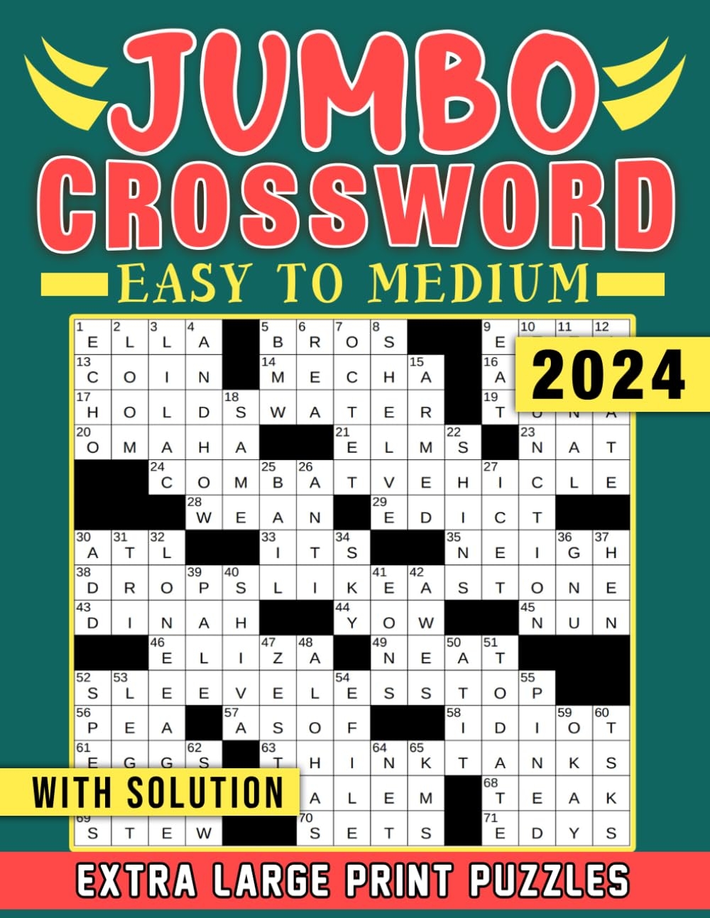 Jumbo Size Crossword Puzzles