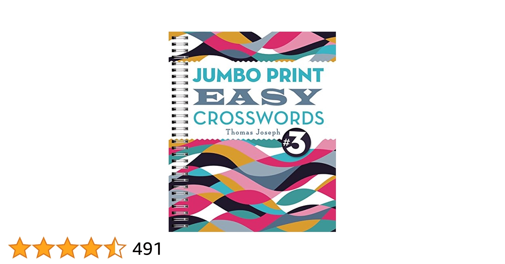 Jumbo Print Easy Crosswords 3 Large Print Crosswords Joseph Thomas 9781454917939 Amazon Books