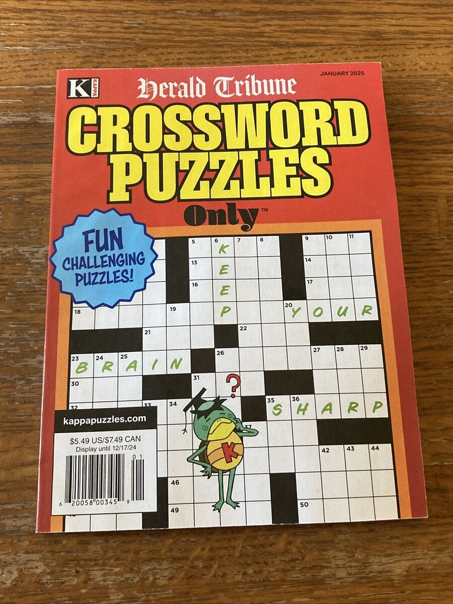 KAPPA Crossword Puzzles January 2025 New Free Shipping EBay