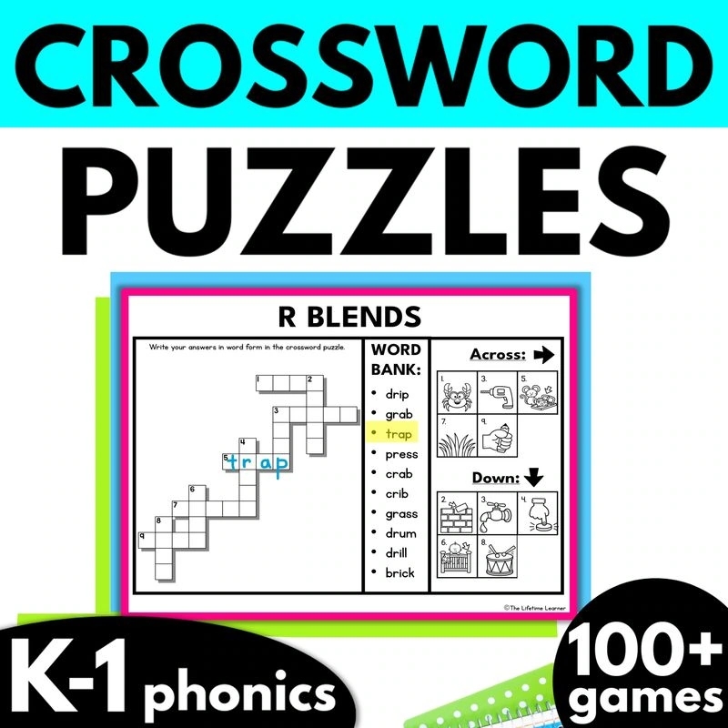 Crossword Puzzles For Second Grade