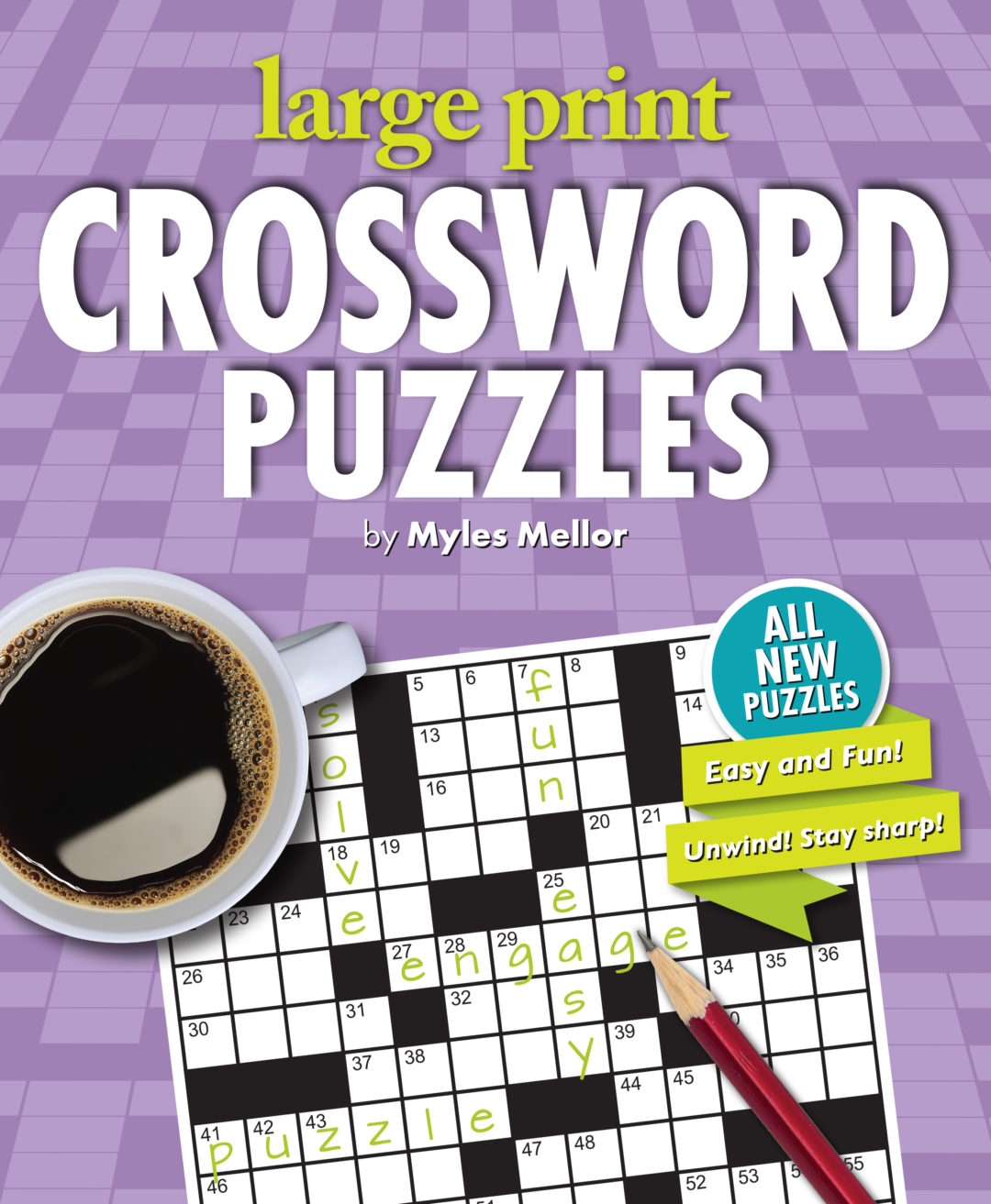 Large Print Crossword Ice Cream Purple PAPP International