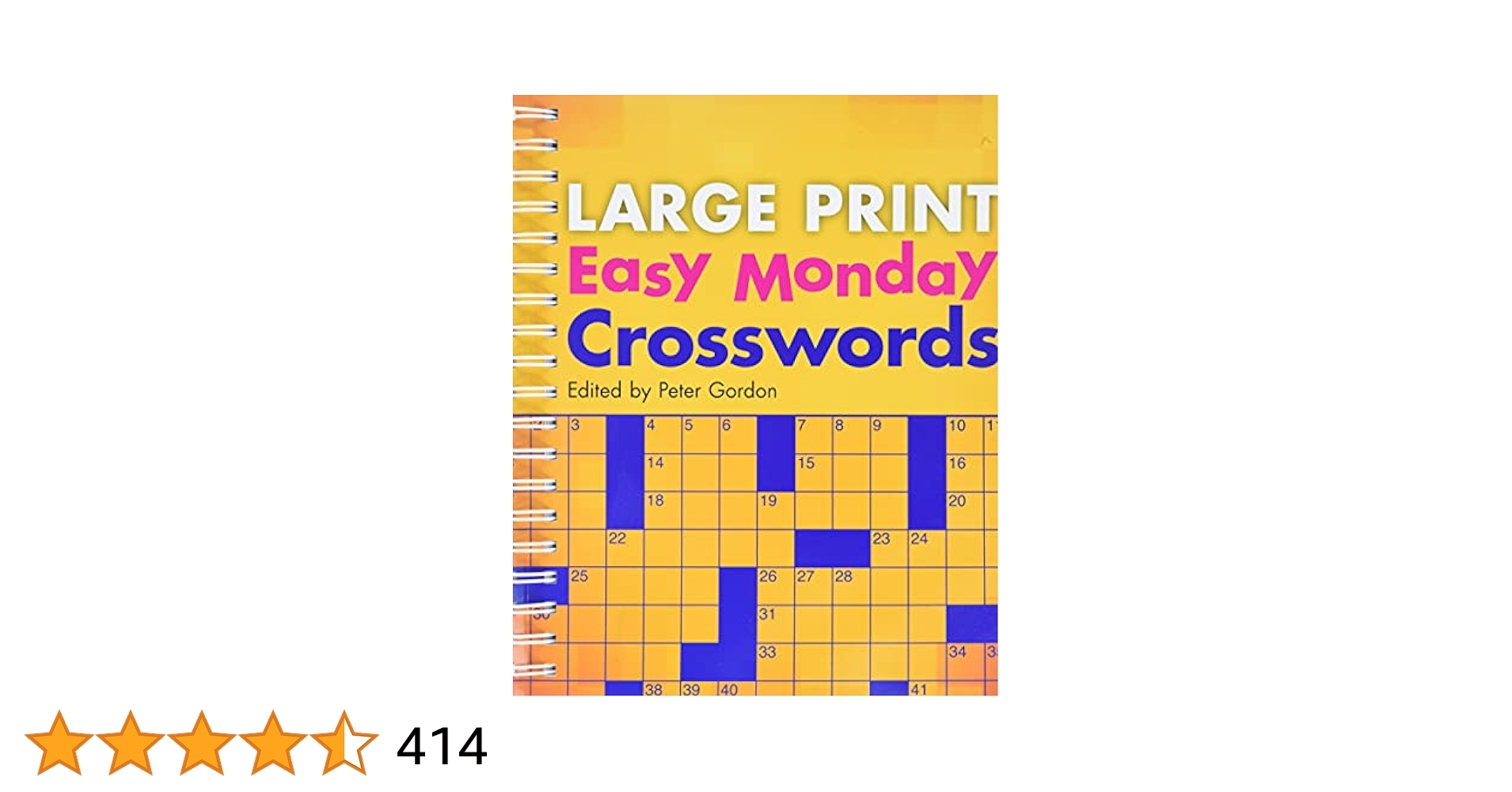 Jumbo Print Easy Crossword Puzzles