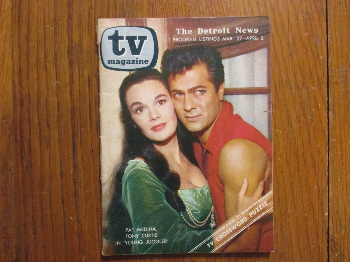 Ma 1960 Detroit News TV Mag JUNE LOCKHART TONY CURTIS PENNEY PARKER LUCILLE BALL EBay