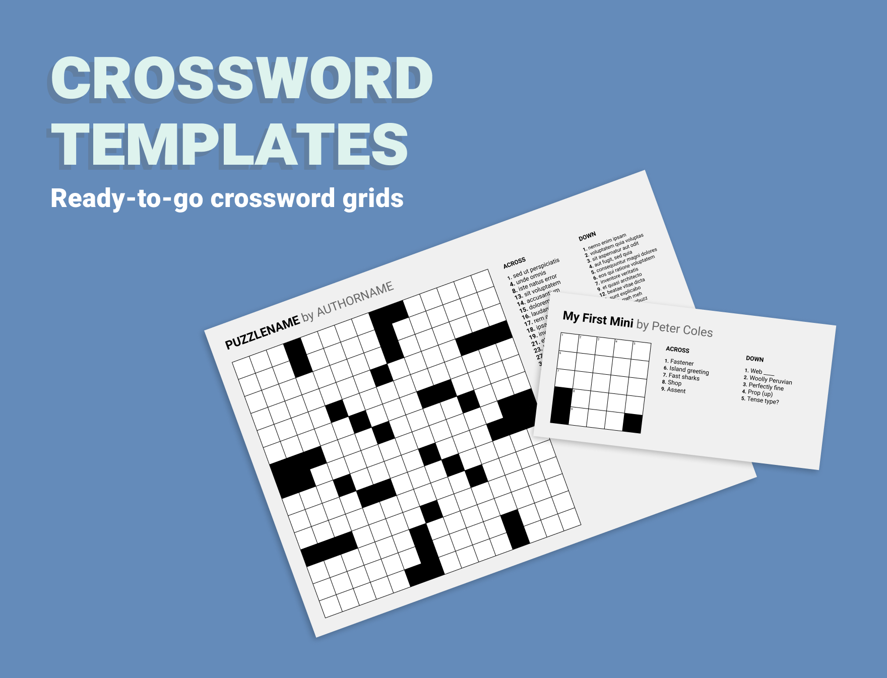 Making Crosswords In Figma Peter Coles