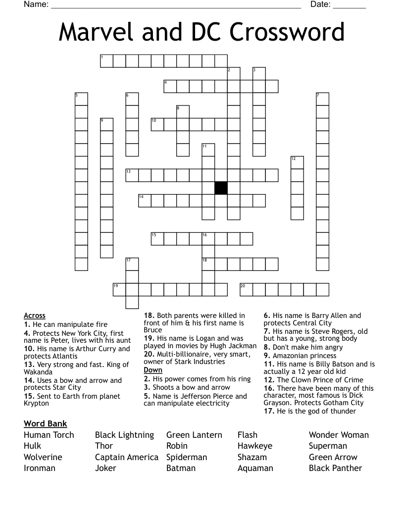 Crossword Puzzles Free Online Arrow