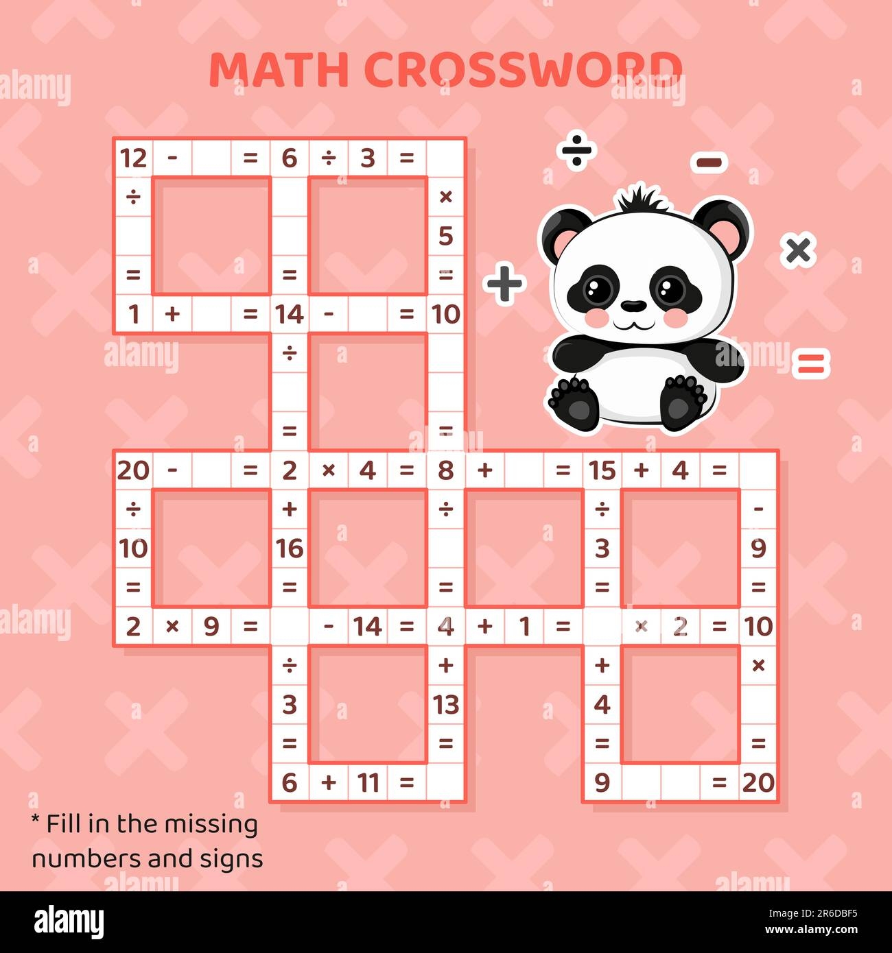 Math Crossword Puzzles Printable