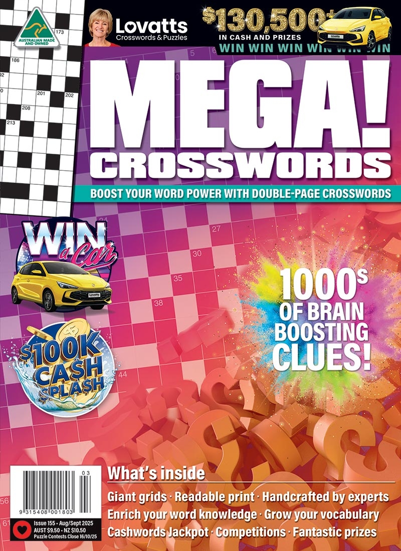 MEGA Crosswords Lovatts Crosswords Puzzles