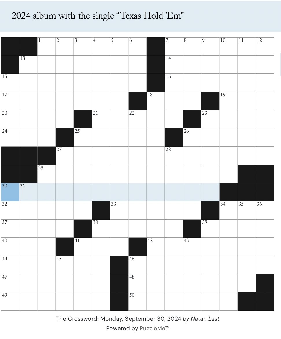Natan Last On X i Wrote Today s NewYorker Crossword Https t co 62fTr8ituJ Https t co JS6SIAZb0L X