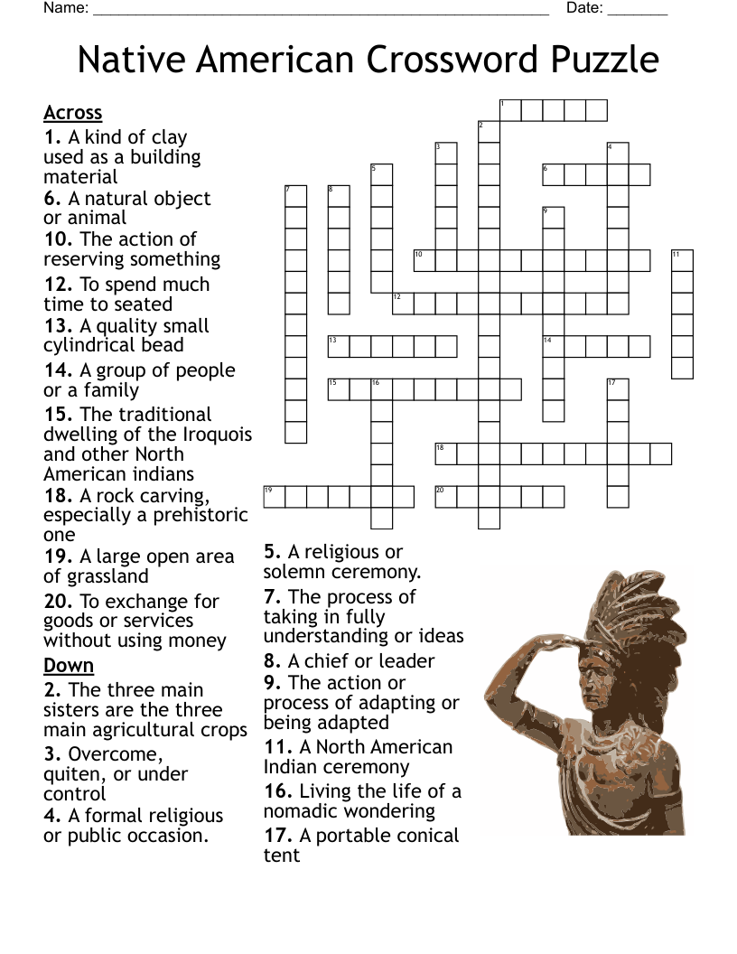 Indian Crossword Puzzles With Answers