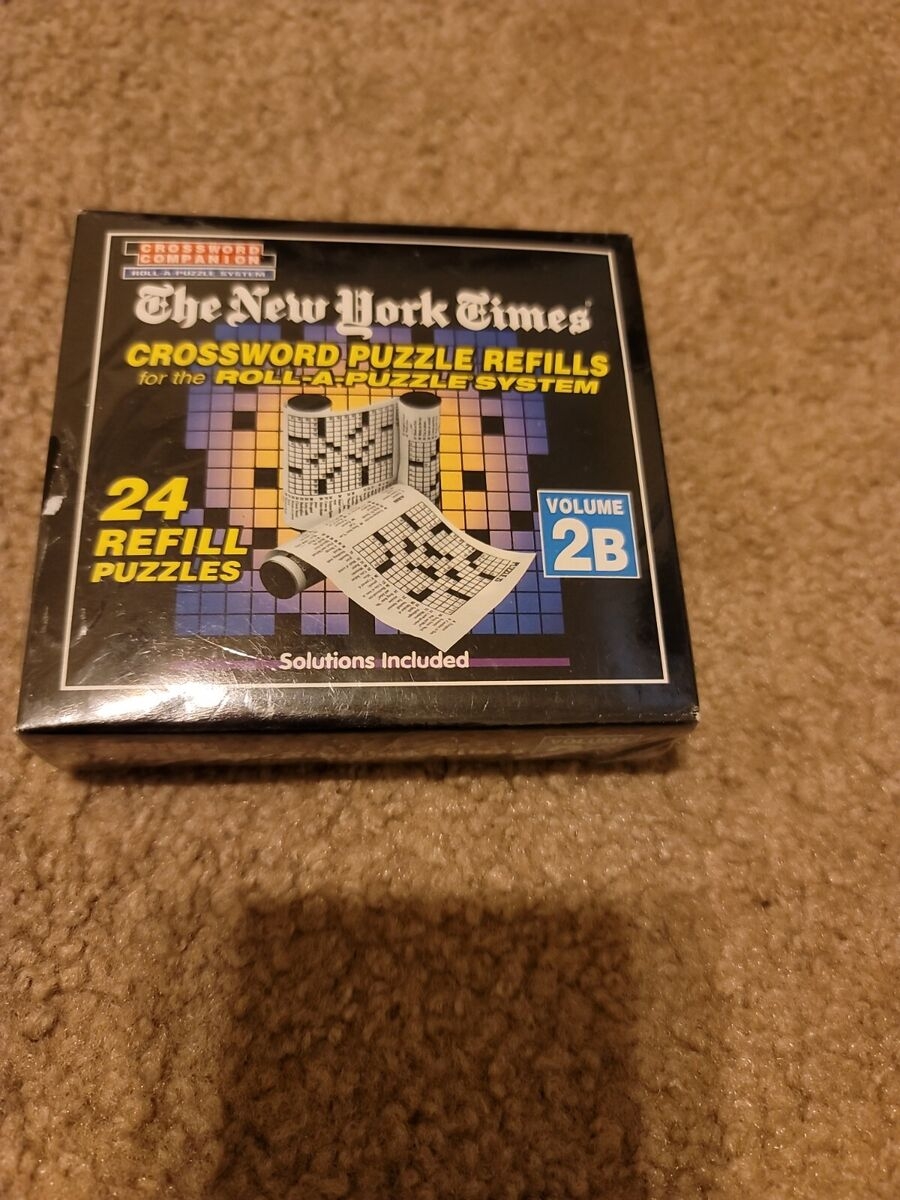 New Sealed New York Times Crossword Companion Roll a Puzzle System Refill Vol 2B EBay