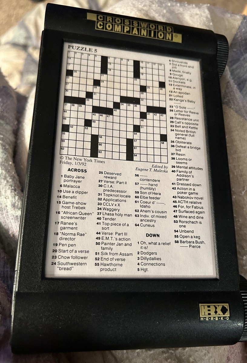 New York Times Crossword Puzzles