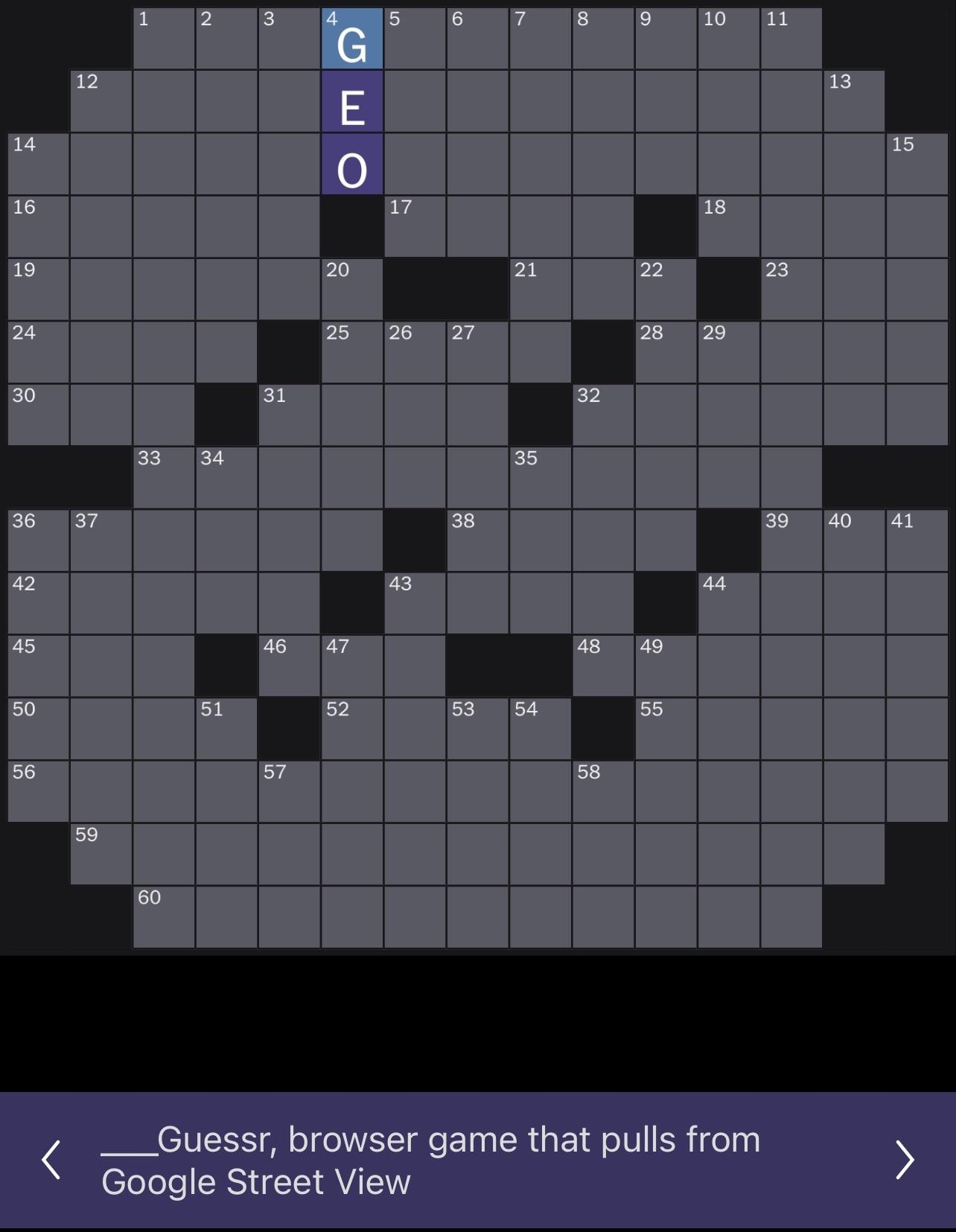 New York Times Daily Crossword For Saturday November 25 R geoguessr