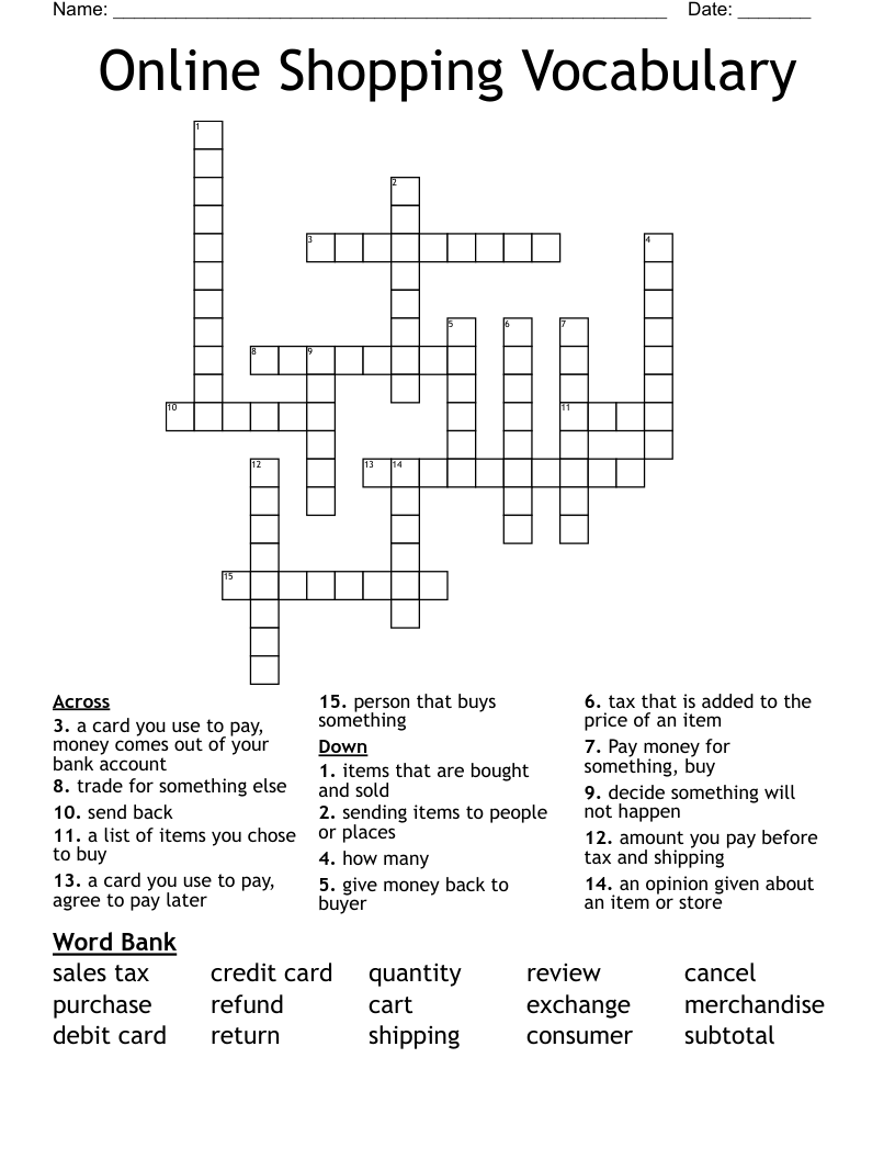 Online Crossword Puzzles App