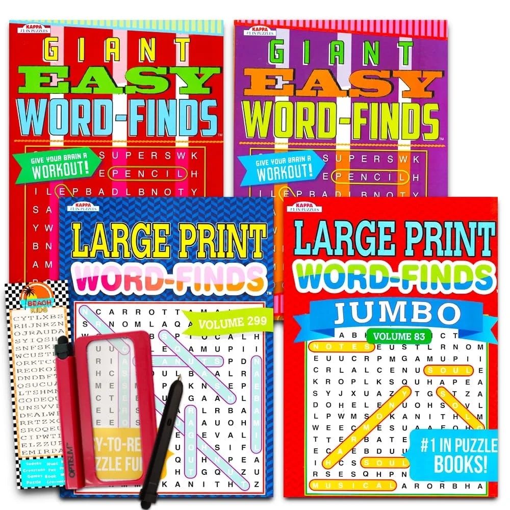 Penny Dell Crossword Variety Puzzle Books 8 Pack Paperback Walmart