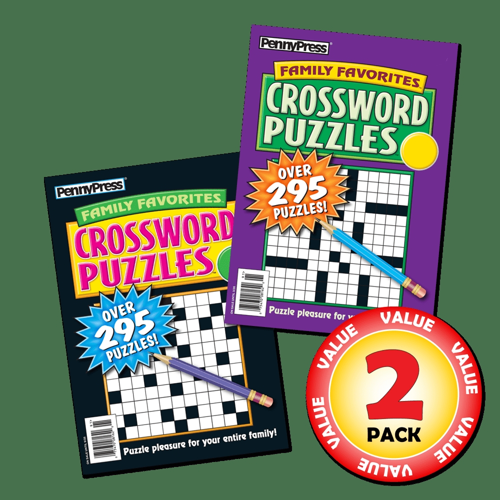 Penny Dell Family Favorites Crossword Puzzles 2 Pack Panama Ubuy